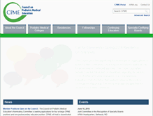 Tablet Screenshot of cpme.org